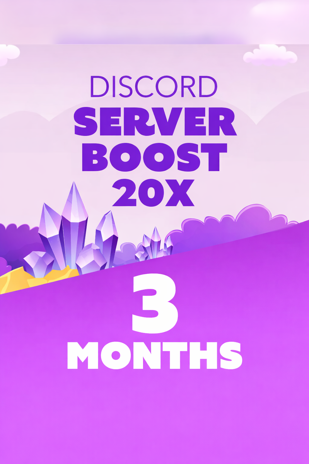 Discord Server Boost ( X20 )