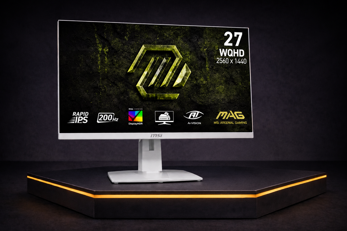 MONITOR MSI MAG 274QRFW E20 WQHD 0.5MS IPS 200HZ