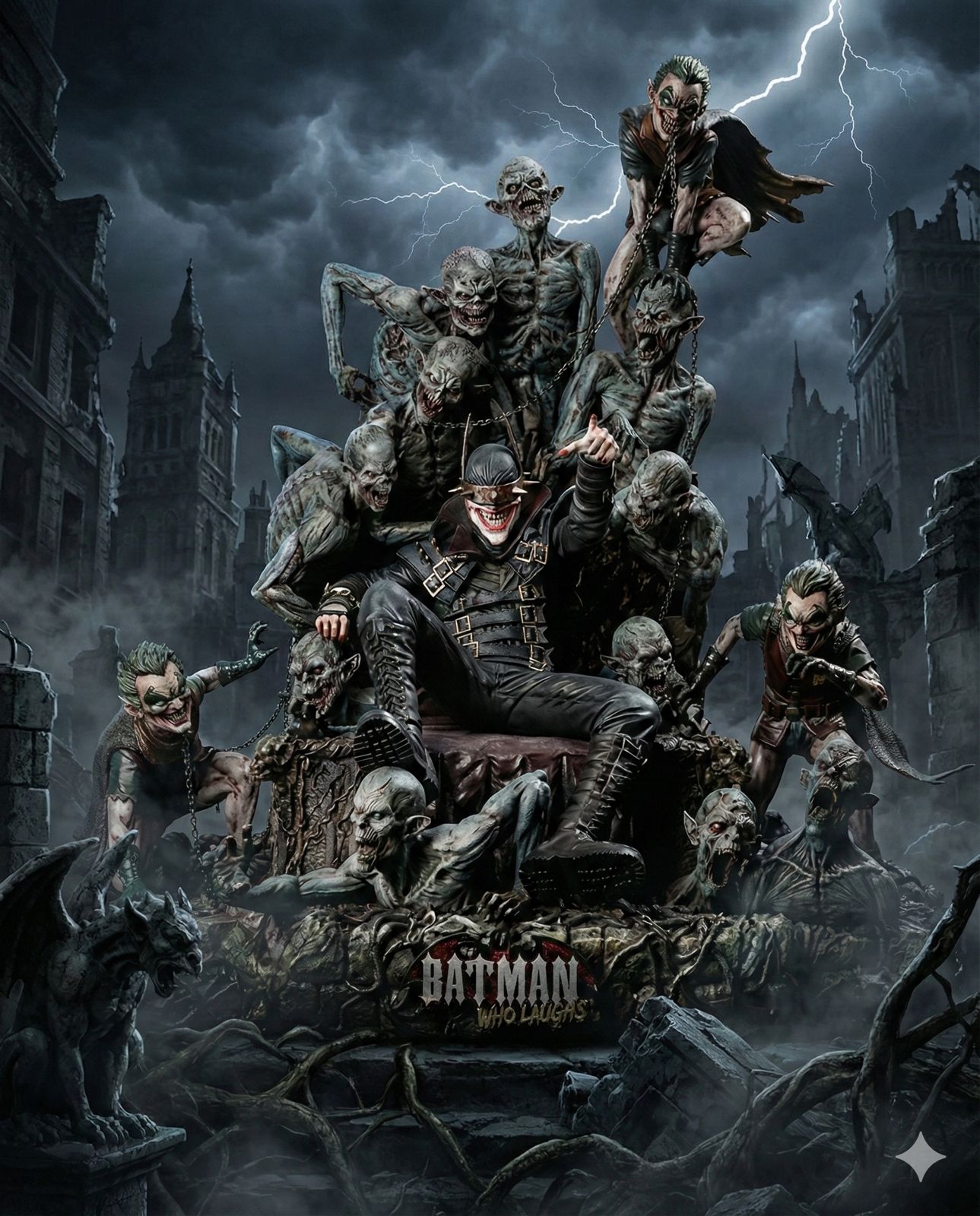 Batman Who Laughs 1:4 Statue - Queen Studios (Official) 300 Pieces Worldwide Limited Edition