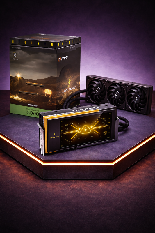 MSI GeForce RTX 5090 32G LIGHTNING Z, (1300 Worldwide - Limited Edition)