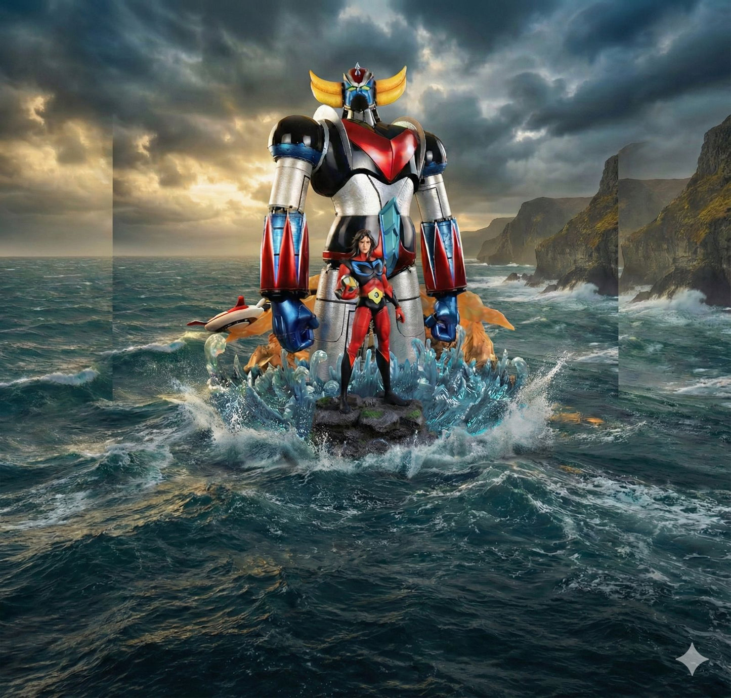 Grendizer & Duke Fleed - Cartoon Kingdom ( 100 Pieces Worldwide ) Limited Edition